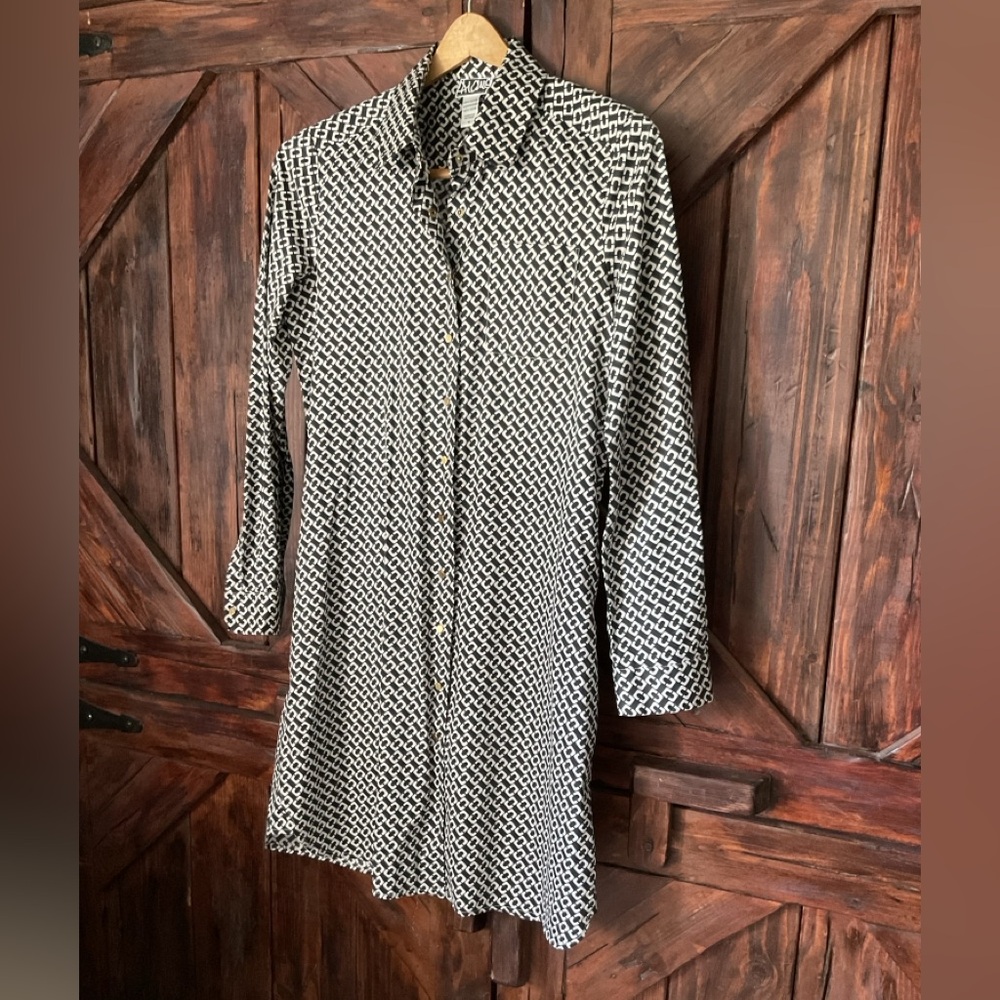 Diane Von Furstenberg Snap Front Shirt Dress